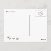 Blue Grouse Wildlife Series # 1 Briefkaart (Achterkant)