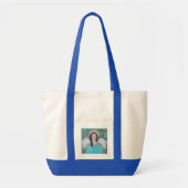 Blue Guardian Angel Canvas tas (Voorkant)