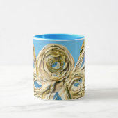 Blue Guardian Angel Custom Coffee Cup Mugs (Centre)