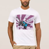 Blue Guitar Mannen T-Shirt (Voorkant)