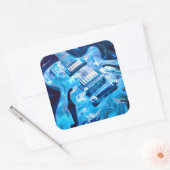 Blue Guitar sticker (Envelop)