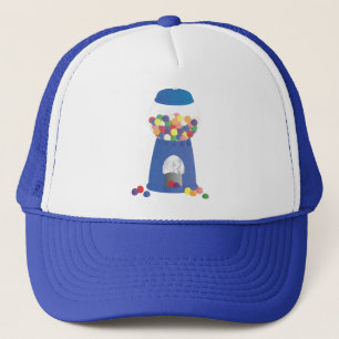 Blue Gumball-machine Trucker Pet