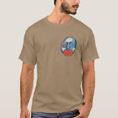 Blue Guy gemengde media T-shirt (Voorkant)