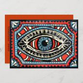 Blue Gypsies Eye Kaart (Voorkant / Achterkant)