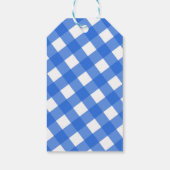 Blue Hamburger Summer Cookout Barbecue BBQ Party Cadeaulabel (Achterkant)