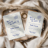 Blue Hand Fresh van het Vrijgezellenfeest van de M Kaart