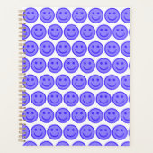 Blue Happy Face Planner (Voorkant)