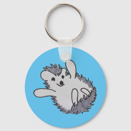 Blue Happy Hedegel Sleutelhanger (Voorkant)