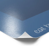 Blue Hare Foto Afdruk (Hoek)