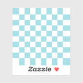 Blue Harmony Checkerboard Sticker (Vel)