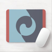 Blue Harmony over Red Muismat (Met muis)