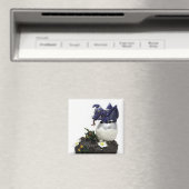 Blue hatching dragon magneet (Insitu (Vaatwasser))