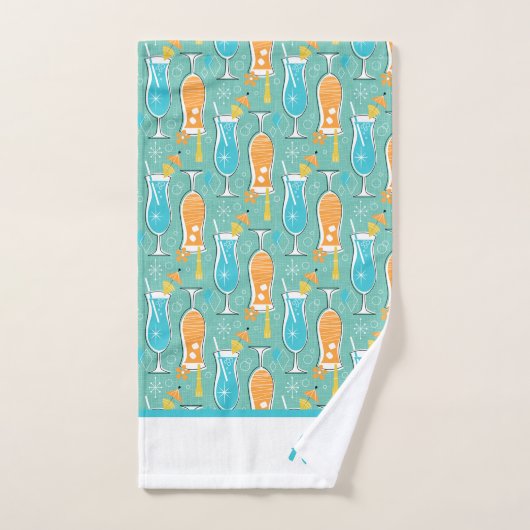 Blue Hawaii and Tropical Itch - Bg Turquoise Bad Handdoek (Handdoek)