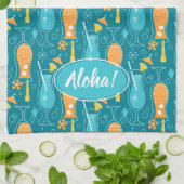 Blue Hawaii and Tropical Itch Theedoek (Gevouwen)