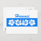 Blue Hawaii Briefkaart (Voorkant / Achterkant)
