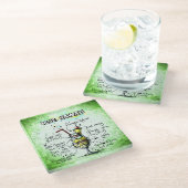 Blue Hawaii Drink Recipe Glazen Onderzetter (Schuin)