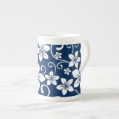 BLUE HAWAII (MARINE) BONE CHINA MUG (Devant droit)