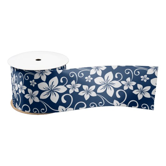 BLUE HAWAII (NAVY) SATIN RIBBON LINT (Spoel)