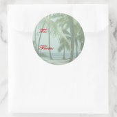 Blue Hawaiian Gift Label Sticker (Tas)