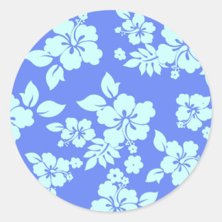 Blue Hawaiian Ronde Sticker