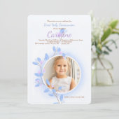 Blue Haze Fotocommunie Kaart (Staand voorkant)