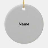 Blue Heart Army verpleegster Keramisch Ornament (Achterkant)