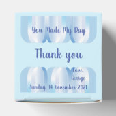 Blue Heart Favor Box Bedankdoosjes (Bovenkant)