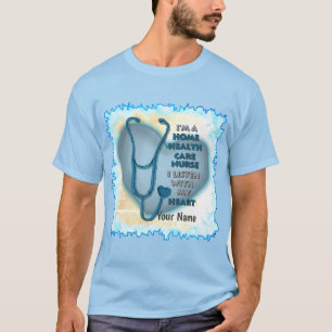 Blue Heart Home Health Care verpleegster T-shirt