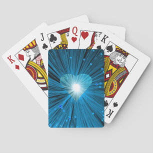 Blue Heart-kaarten Pokerkaarten