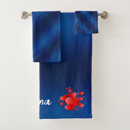 Blue heart romantic wallpaper (En situation)