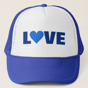 Blue Heart Valentine LOVE casquette