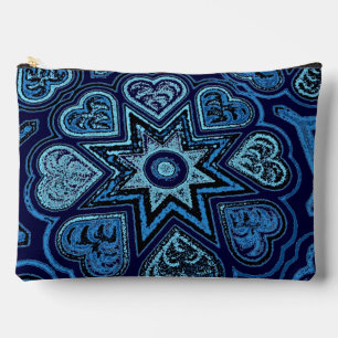 Blue Hearts & Stars Accessoiretas Etui