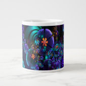 Blue Heaven Bone China 20 OZ Ceramic Mok (Voorkant)