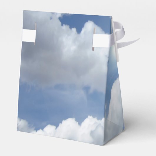 Blue Heaven Clouds + jouw ideeën Bedankdoosjes (Achterkant)