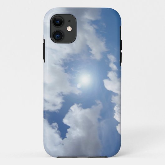 Blue Heaven Clouds + jouw ideeën Case-Mate iPhone Case (Achterkant)
