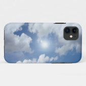 Blue Heaven Clouds + jouw ideeën Case-Mate iPhone Case (Achterkant (horizontaal))