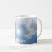 Blue Heaven Clouds + jouw ideeën Koffiemok (Voorkant rechts)