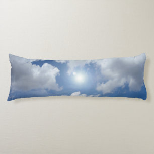 Blue Heaven Clouds + jouw ideeën Lichaamskussen