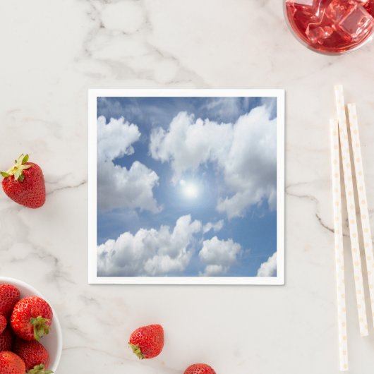 Blue Heaven Clouds + jouw ideeën Servetten (Insitu)