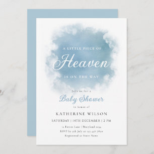 Blue Heaven heeft Cloud Baby shower gestuurd Kaart