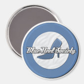 Blue Heel Society Magnet Magneet (Voorkant / Achterkant)