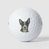 Blue Heeler Cattledog Golfballen (Voorkant)