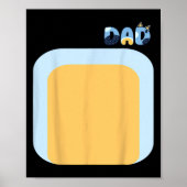 Blue Heeler Dog Dad Matching Familiekostuums DIY H Poster (Voorkant)