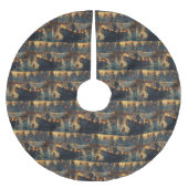 Blue Heeler kerstvakantie Kerstboom Rok (Voorkant)