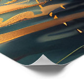 Blue Heeler kerstvakantie Poster (Hoek)