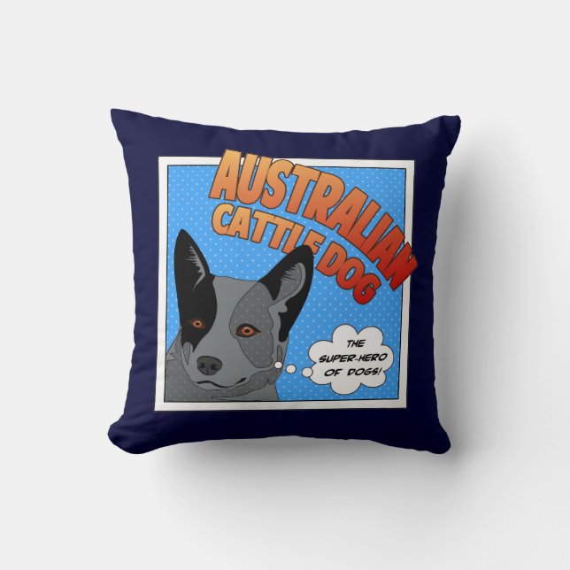 Blue Heeler Kussen (Voorkant)