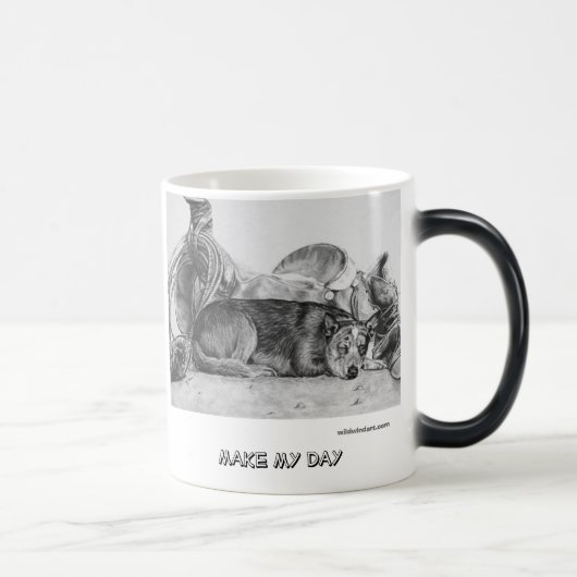 Blue Heeler mok serie "Make My Day" (Rechts)