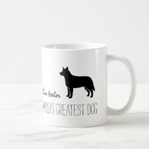 Blue Heeler Silhouette World's grootste hond op ma Koffiemok