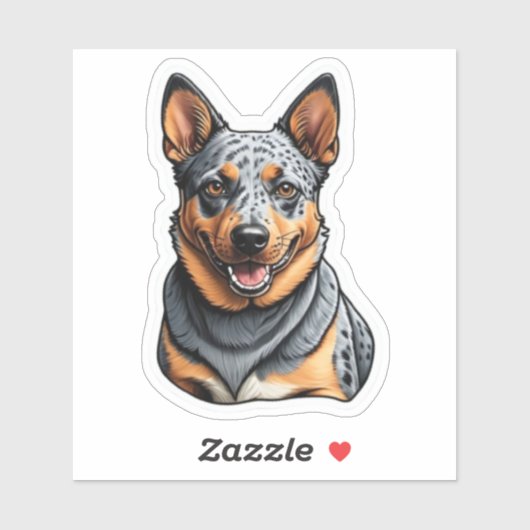 Blue Heeler Sticker (Vel)
