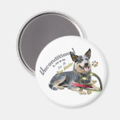 Blue Heeler Unconditional Love Magneet (Voorkant / Achterkant)